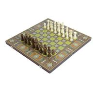Scacchiera 3 In 1 Beautiful Handcrafted Wooden Chess Set With Wooden International Board And Handcrafted Chess Pieces Gift Idea Products scacchi(Geel,29cm)