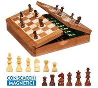 Scacchiera a LIBRO Magnetica in Legno da 25cm Dal Negro