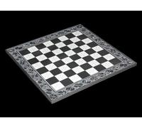 Scacchiera Cavalieri Crociati e Templari 43 cm - Campo di gioco 34 cm Campi | Croci in rilievo, frigo di armi con spade e asce e quattro stemmi, tavola con motivo dipinto a mano per i fan del Medievale