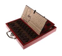 Scacchiera cinese antica pieghevole Set di pezzi degli scacchi Genitore-figlio