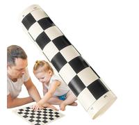 Scacchiera da torneo - Partita di scacchi regolare, Scacchiere per adulti | Scacchiera leggera con motivo a scacchiera per tornei, scacchiera quadrata in pelle PU, scacchiera arrotolabile per