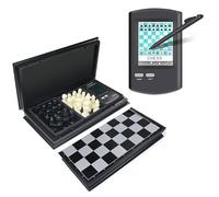 Scacchiera Elettronica Portatile, Gioco di Scacchi Touch 8 In 1 con Stylus, Schermo Lcd Grande, 220 Partite Dei Maestri e Modalità di Apprendimento per Adulti, Bambini e Princip With board and pieces