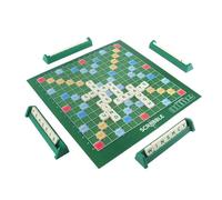 Scacchiera Gioco da tavolo Scrabble, giocattolo for l'apprendimento dell'inglese for la famiglia, lettere riutilizzabili con borsa portaoggetti, ortografia e vocabolario scacchi