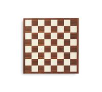 SCACCHIERA INTARSIATA NOCE ACERO 45 CM 804026 DAL NEGRO WOOD