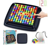 Scacchiera Intellettuale di Eliminazione - Gioco di Strategia 2-in-1 per Adulti e Bambini, Scacchiera Doppia Faccia con Allenamento Cerebrale, Regalo Educativo per Famiglia, Ragazzi e Ragazze
