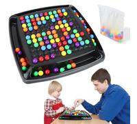 Scacchiera Intellettuale Doppio Duello, 120 Pezzi Gioco da Tavolo per Eliminazione Degli Scacchi, Rainbow Ball Dual Duel, Gioco di Eliminazione di Palline Arcobaleno per Bambini Adulti (2-4 Persone)