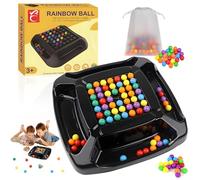 Scacchiera intellettuale,Gioco da Tavolo con eliminazione della Palla,Divertente Gioco di strategia,Scacchiera intellettuale,Duello Rainbow Ball Gioco da tavolo,Classici giochi da tavolo per bambini