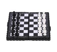 Scacchiera magnetica pieghevole - Gioco di puzzle magnetico portatile | Set di scacchi educativi | Gioco di scacchi magnetico pieghevole con borsa per riporre bambini e adulti