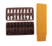 Scacchiera Pieghevole Vintage con Pezzi Degli Scacchi 'esercito di Terracotta -