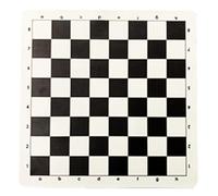 Scacchiera portatile morbida arrotolabile in pelle tappetino per torneo scacchi pieghevole scacchiera internazionale facile da usare tappetino per scacchi torneo