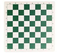 Scacchiera portatile morbida arrotolabile in pelle torneo scacchi Mat pieghevole internazionale facile da usare tappetino da torneo