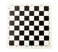 Scacchiera portatile morbida arrotolabile in pelle torneo scacchi Mat pieghevole internazionale facile da usare tappetino da torneo