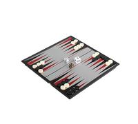 Scacchiera Set di backgammon magnetico, gioco da tavolo da viaggio pieghevole for adulti e bambini, portatile for picnic in auto, uso domestico e all'aperto scacchi(25 * 25 * 2cm)
