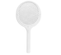 Scaccia Mosche Elettrico Ricaricabile con Testa Girevole In Plastica Bianca L8X2 [EEK: A]