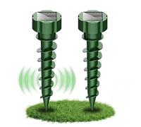 Scaccia Talpe Ultrasuoni Solare,ultrasuoni Per Topi,dissuasore Animali Con Luce Flash A Led,per Talpe Da Esterno Per Giardino(A)