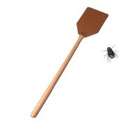 Scacciamosche in pelle per interni - Scacciamosche manuale resistente | Robusto scacciamosche in pelle | Manico ergonomico stabile manuale Swatter con comoda impugnatura per uso interno ed esterno