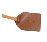 Scacciamosche Manuale Paletta Mosche In Pelle PU Con Manico In Legno Lungo Per Prevenire Mosche, Zanzare E Insetti