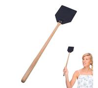 Scacciamosche scavato fuori - scacciamosche in pelle per interni - scacciamosche in pelle resistente, fatto a mano durevole | manico ergonomico scacciamosche per casa, cucina, giardino, patio e uso