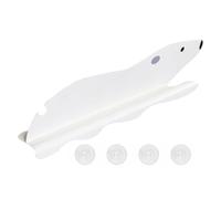 Scacciampettaio del lavandino - 4 forti tappeti di aspirazione per la custodia per splash | Orso polare a forma di forma di guardia del bagno | Basin Splash Guard per lavandino, bacino vegetale, stufa