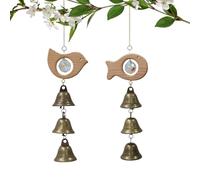 Scacciapensieri a per esterni, 2 pezzi, a forma di pesce, , decorazione per la casa, campane, per gli amanti della natura, per collezionisti di giardini, terrazze, balconi, capanne