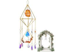 Scacciapensieri a per esterni, ciondolo decorativo con acchiappasole che cattura la luce solare, per terrazza, patio, balcone, giardino, camera da