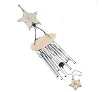 Scacciapensieri Campanelli eolici 1 pz. da giardino in metallo for esterni, campanelli finestra, decorazioni appendere alla parete, for la casa in legno(Star)