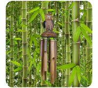 Scacciapensieri in bambù, decorazione per il suono, per il relax e il giardino, in noce di cocco, misura grande