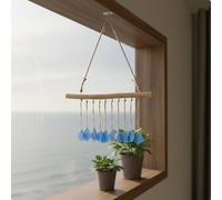 Scacciapensieri in Cristallo di Mare Design Esclusivo Sonaglio a Aria Stile