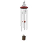 Scacciapensieri in metallo, 66 cm, tubi in alluminio, per giardino, balcone, terrazza, appartamento