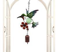 Scacciapensieri per esterni, scacciapensieri per uccelli che si illuminano al buio, decorazione luminosa in metallo per giardino, terrazza, cortile, balcone, decorazione decorativa