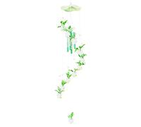 Scacciapensieri realistici, decorazione luminosa, decorazione interna, ciondolo luminoso può fare un suono quando il vento soffia. Da appendere alla porta. Regalo per bambini.