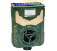 Scacciatore ad ultrasuoni esterno repellente gatti uccelli cani cinghiali animali giardino pianta antigoccia sensore movimento impermeabile ricarica solare USB protezione animale domestico controllo