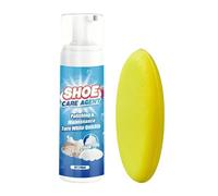 Scacciatore Di Sneaker Cleaner - Kit Detergente Per Scarpe | Spray Per Rimozione Della Macchia | Spray Da Sneaker Bianco Da 200 Ml Con Protezione Per La Rimozione Delle Macchie Spongela Lungo Per Il V