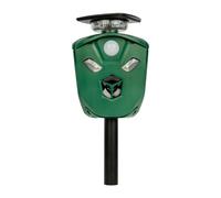 Scacciatore solare per animali selvatici | lupi | volpi | Ginette | Sensore di movimento con protezione a 360° | Ultrasuoni e suoni | Luce Flash |