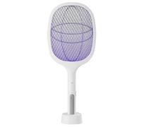 Scacciazanzare Elettrico Ricaricabile 5V 1A con Luce LED | Design con base rialzata per un facile utilizzo verticale e un efficace controllo dei parassiti nella tua casa con scacciamos