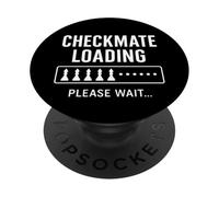 Scacco matto Caricamento Attendi Scacchi Divertente PopSockets PopGrip Adesivo