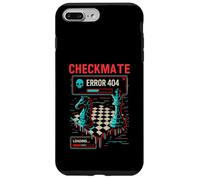 Scacco matto Error 404 Scacchiera Glitch Art Scacchi Giocatore Custodia per iPhone 7 Plus/8 Plus