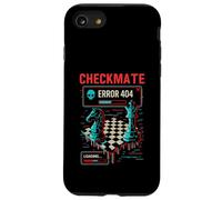 Scacco matto Error 404 Scacchiera Glitch Art Scacchi Giocatore Custodia per iPhone SE (2020) / 7 / 8