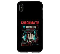 Scacco matto Error 404 Scacchiera Glitch Art Scacchi Giocatore Custodia per iPhone XS Max