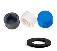 Scade al lavandino blanking tappo per impianti idraulici in plastica lavatrice e tappo per tubo della lavastoviglie con rondella di gomma per tubi di scarico, tappi e pezzi di ricambio blu 25mm
