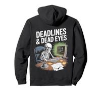 Scadenze & Dead Eyes Scheletro Coding Halloween Felpa con Cappuccio