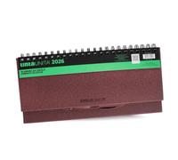 Scadenziario Desk planner calendario ufficio da tavolo Lilla Lavanda per appuntamenti 2026 settimanale F.to 30 x 13 cm con penna + omaggio penna a scatto e segnalibro