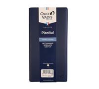 Scadenziario Planner Planital Quo Vadis Roma Blu Marine Settimanale 2027 Orizzontale 9x17cm - Copertina in ecopelle con penna a scatto e segnalibro