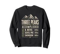 Scafell Pike Mount Snowdon UK Peaks Summit Escursionismo Sfida Felpa