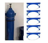 Scaffalatura a parete per bombole di gas per ossigeno, propano e argon, organizer salvaspazio per officina, per 1-9 serbatoi