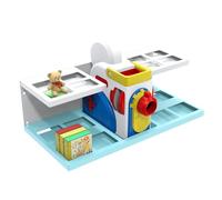 Scaffalatura da parete, compatibile con il set Little Tikes Story Dream Machine, per macchina da gioco Storytime per libri, piccoli personaggi (blu e bianco)