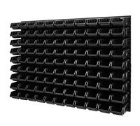 Scaffalatura da parete, impilabile, parete forata, 1152 x 780 mm, 99 pezzi