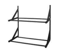 Scaffalatura per filamenti - Organizer per filamenti per stampante 3D montato a parete con ripiano a doppio strato, supporto per bobina resistente per officina, uso industriale, espositore per