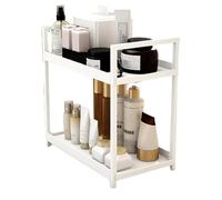 Scaffalatura per microonde a 2 livelli, 2 ripiani, per forno a microonde, 2 ripiani, organizer per riporre , piccola libreria, supporto per scrivania da cucina