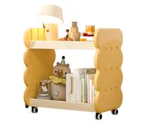 Scaffalatura per stanze dei bambini | con ruote piccole e divertenti per pavimenti, scaffali per libri di stanza dei bambini, per asilo e sala giochi in aula camera da